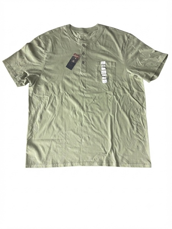 Denver Hayes Other - ✨ NWT Denver Hayes Men's XL Short Sleeve Henley Pocket Shirt Green ✨